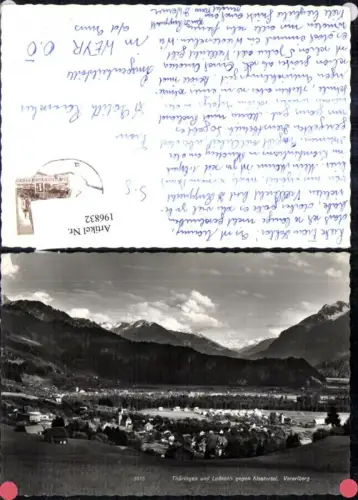 196832,Thüringen u. Ludesch geg. Klostertal Totale