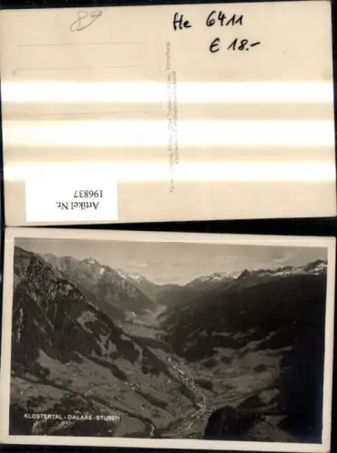 196837,Klostertal Dalaas Stuben Totale