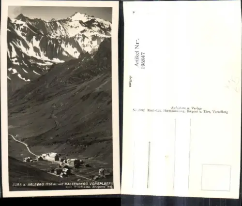 196847,Zürs a. Arlberg m. Kaltenberg pub Risch Lau 2992