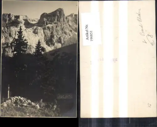 196851,Sülzfluh Foto Ak b. Brand Bludenz pub Foto Nipp