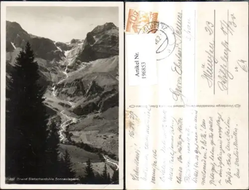 196853,Brand b. Bludenz Gletscherdohle Sonnenlagant