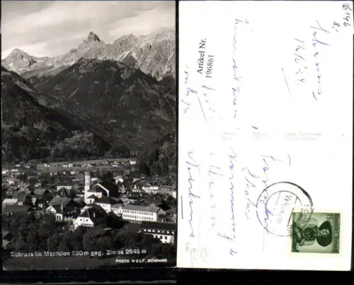 196861,Schruns i. Montafon geg. Zimba pub Foto Wolf