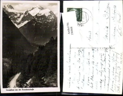 196868,Scesaplana v. d. Branderstrasse Brand Bludenz Bürs
