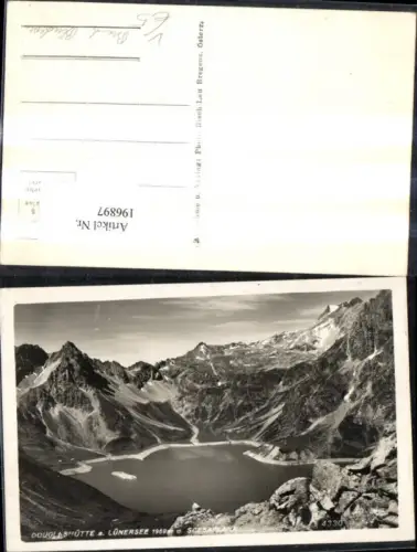 196897,Lünersee m. Douglaßhütte Douglasshütte Brand Bludenz pub Risch Lau 4330