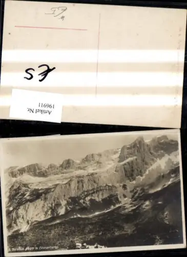 196911,Sulzfluh Bergansicht Panüllerschrofen Tschagguns Gauertal Montafon
