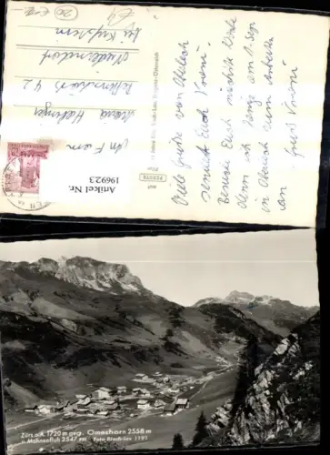 196923,Zürs a. Arlberg geg. Omeshorn u. Mohnenfluh pub Risch Lau 1191