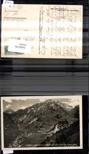 196944,Stuben a. Arlberg m. Arlberg Flexenstrasse pub Risch Lau 3054