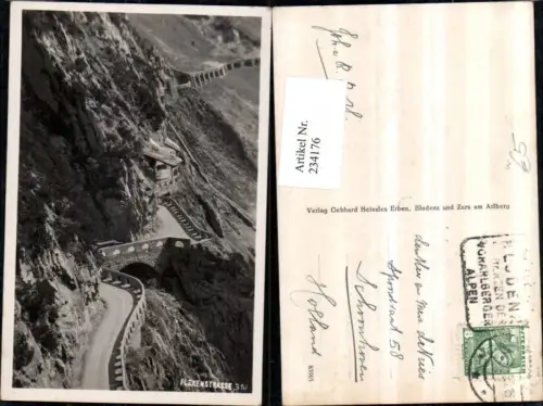 234176,Flexenstraße b. Zürs am Arlberg