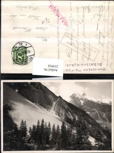235918,Touristen Gasthaus Schattenlagant im Brandnertal b. Brand pub Rudolf Mähr