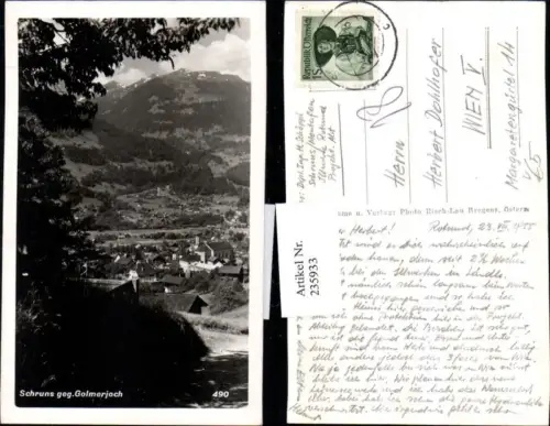 235933,Schruns Teilansicht geg. Golmerjoch pub Risch-Lau 490
