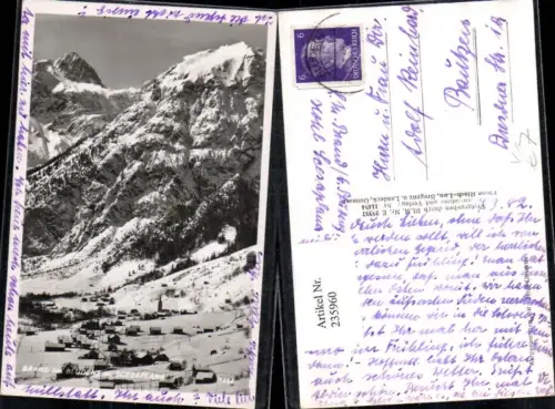 235960,Brand b. Bludenz Totale m. Scesaplana Winterbild pub Risch-Lau 11454