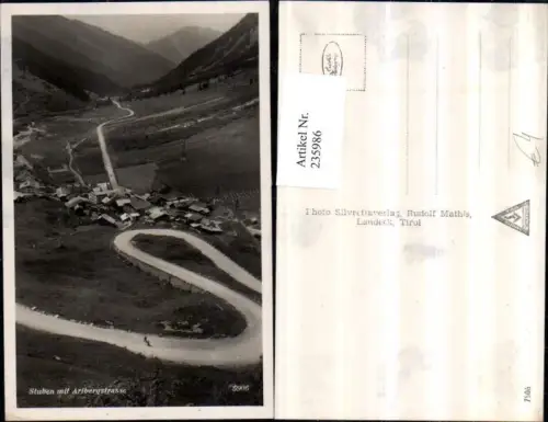 235986,Stuben am Arlberg Totale m. Arlbergstraße