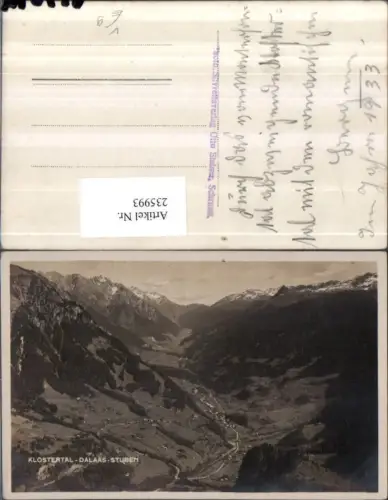 235993,Klostertal Dalaas Stuben Totale pub Otto Steiner