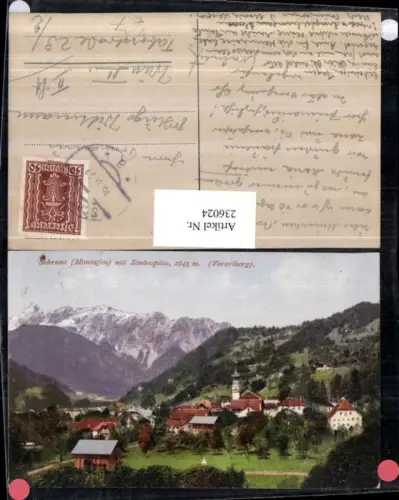 236024,Schruns im Montafon Totale m. Zimbaspitze pub Purger u. Co 11026