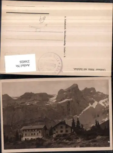 236026,Lindauer Hütte Berghütte m. Sulzfluh b. Schruns