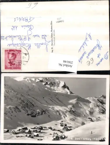 236146,Zürs am Arlberg Totale Winterbild