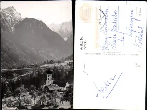 277893,Bürserberg Kirche Bergkulisse