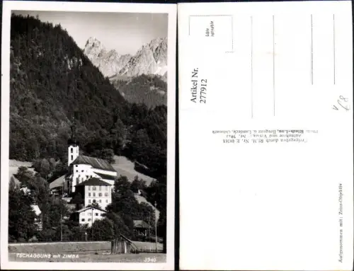 277912,Tschagguns Kirche m. Zimba Bergkulisse pub Foto Risch-Lau 3940