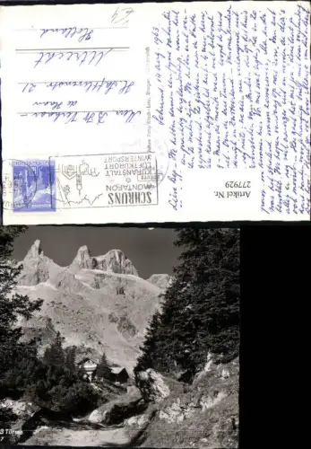 277929,Lindauer Hütte b. Schruns geg. 3 Türme Bergkulisse pub Foto Risch-Lau 15287