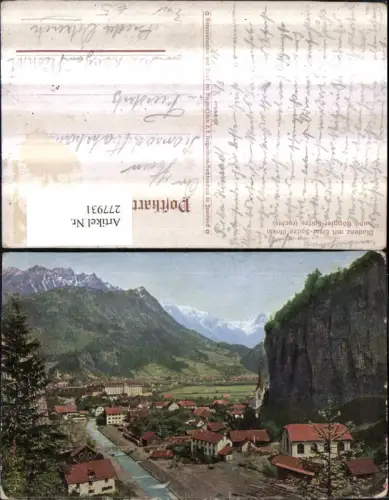 277931,Bludenz Totale m. Elser-Spitze u. Roggler-Spitze Bergkulisse