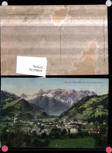 277976,Schruns im Montafon Totale m. Zimbaspitze Bergkulisse