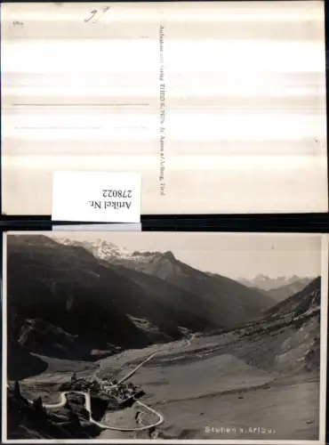 278022,Stuben am Arlberg Totale Bergkulisse