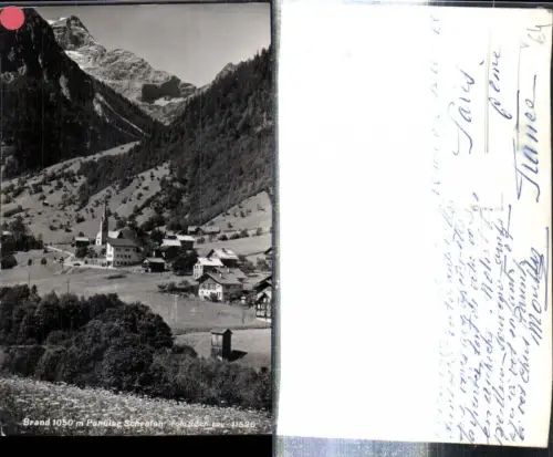 307805,Brand Totale m. Panüler Schrofen Bergkulisse pub Risch-Lau 11526