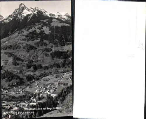 307812,Tschagguns Totale m. Berg-Lift Grabs Bergkulisse pub Foto Wolf