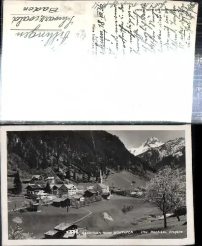 307857,Gaschurn im Montafon Totale Bergkulisse pub Risch-Lau 4754