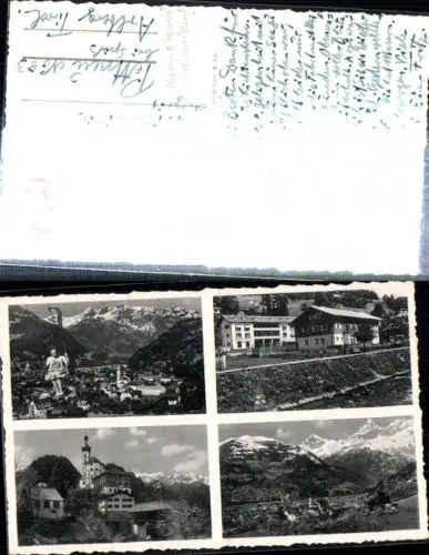 307865,Schruns im Montafon Totale Sessellift Kirche Mehrbildkarte