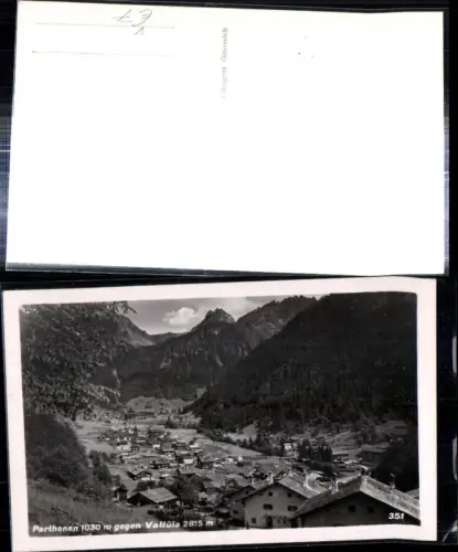 307866,Parthenen Partenen Totale geg. Vallüla Bergkulisse pub Risch-Lau 351