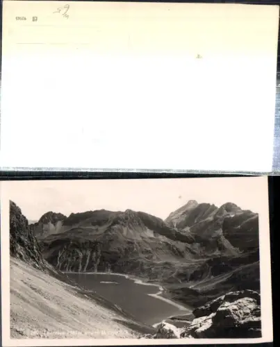 307884,Lünersee b. Brand Bludenz geg. Drusenfluh Bergkulisse