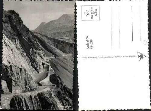 354030,Flexenstraße b. Lech am Arlberg Bergkulisse