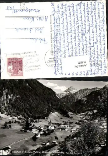 354071,Gaschurn Totale geg. Vallüla Bergkulisse pub Risch-Lau 16711