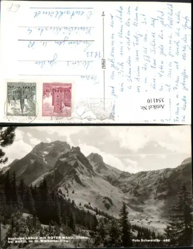 354110,Hochalpe Laguz m. Roter Wand b. Marul Bergkulisse pub Foto Schweidler 452