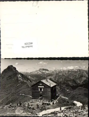 402320,Wormserhütte Berghütte b. Schruns Bergkulisse