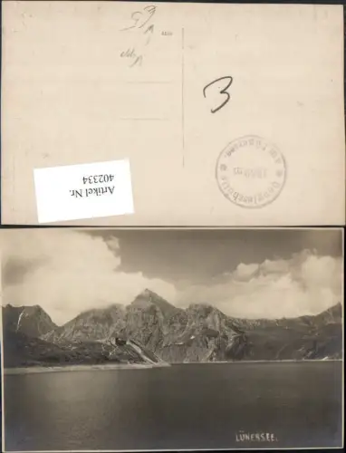 402334,Lünersee See b. Vandans Bergkulisse pub Nipp