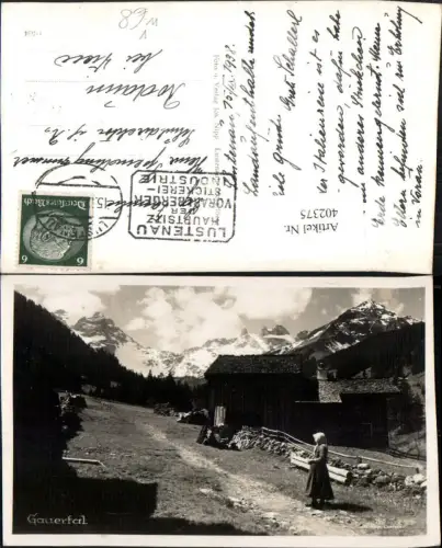 402375,Gauertal b. Tschagguns Bergkulisse pub J. Nipp 140