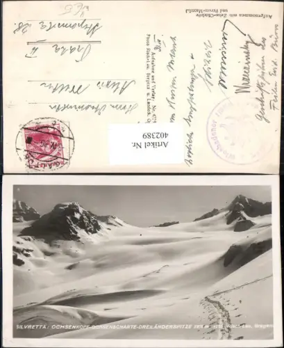 402389,Silvretta b. Partenen Ochsenkopf Ochsenscharte Bergkulisse pub Risch-Lau 4225