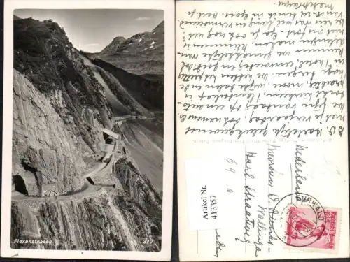 413357,Flexenstraße Straße b. Stuben Zürs am Arlberg