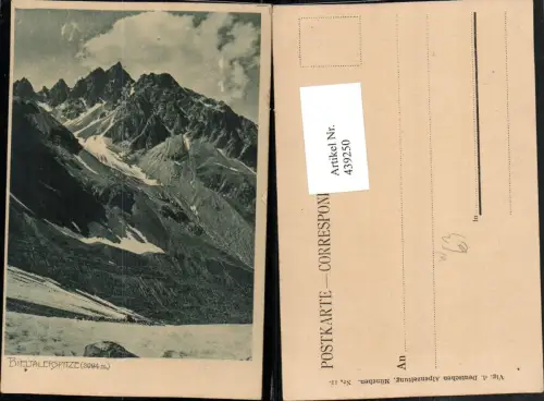 439250,Bieltalerspitze Bieltalspitze b. Gaschurn Bergkulisse