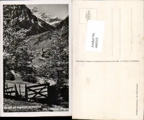 449355,Brand b. Bludenz Totale m. Panüler Schrofen Bergkulisse pub Risch-Lau 3665