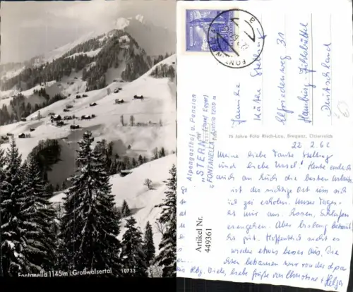 449361,Fontanella Großwalsertal Totale Bergkulisse Winterbild pub Risch-Lau 10733