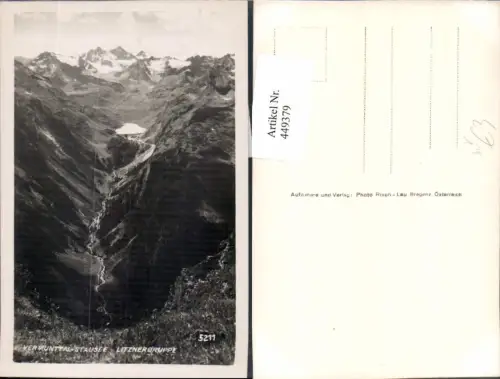 449379,Vermunttal-Stausee b. Partenen m. Litzner Bergkulisse pub Risch-Lau 5211