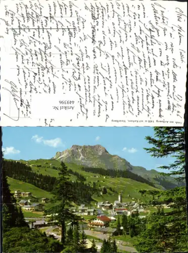 449396,Lech am Arlberg Totale m. Karhorn Bergkulisse