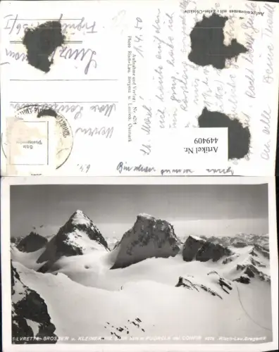 449409,Silvretta Großer u. Kleiner Piz Buin b. Gaschurn Bergkulisse pub Risch-Lau 4215
