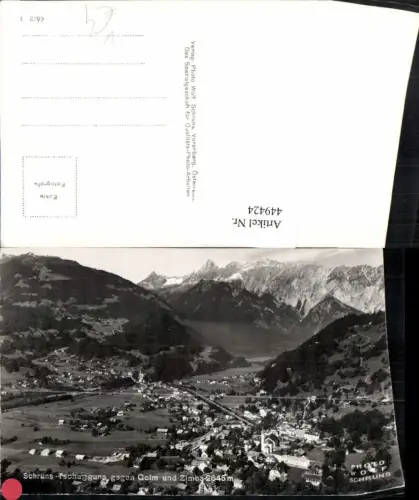 449424,Schruns Tschagguns Totale geg. Golm Bergkulisse pub Foto Wolf