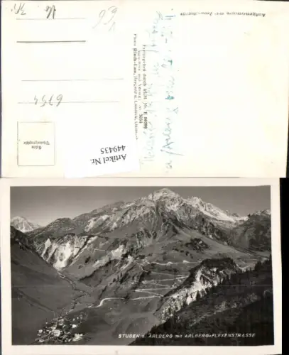 449435,Stuben am Arlberg Totale m. Flexenstraße Bergkulisse pub Risch-Lau 3054