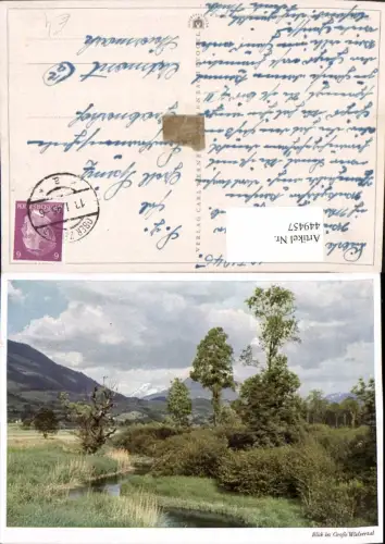 449457,Blick ins Große Walsertal b. Fontanella Landschaft Bergkulisse