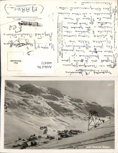 449472,Zürs am Arlberg Totale Skilift Bergkulisse Winterbild pub Risch-Lau 12591